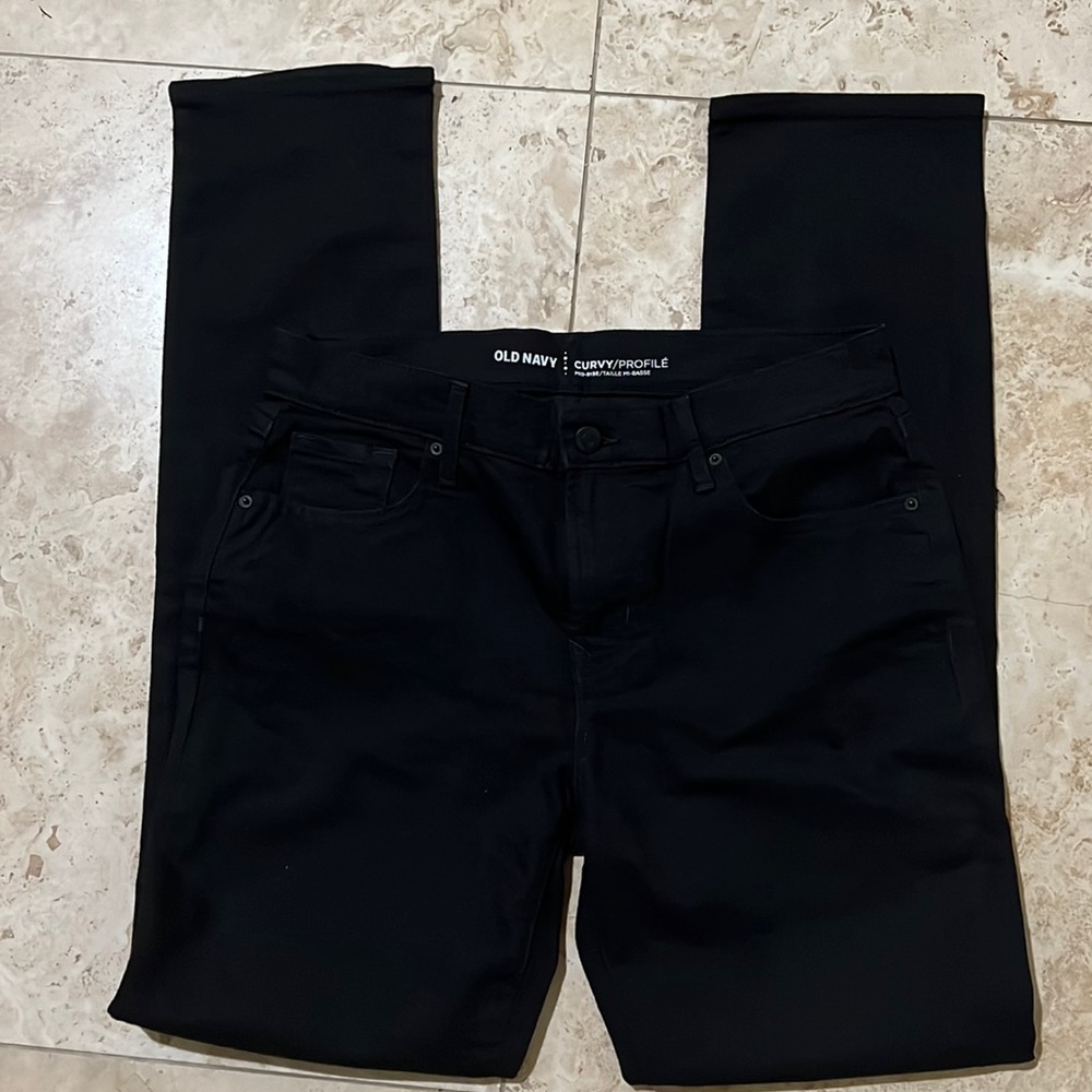 Old Navy black jeans - Picture 1 of 5